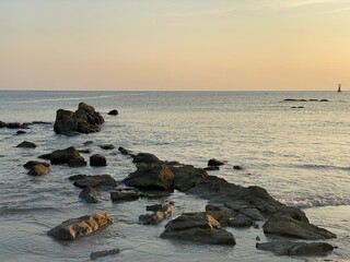 Sunrise over sea at Hua Hin Thailand 