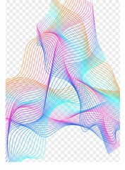 Multicolored Ribbon Background Transparent Vector. Flow Design. Rainbow Soundwave Energy. Blend Isolated Cover. Gradient Splash Contour.