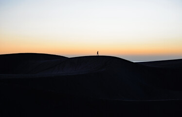 Sunrise in Maspalomas Dunes