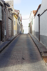 Fototapeta na wymiar Small street in Firgas town