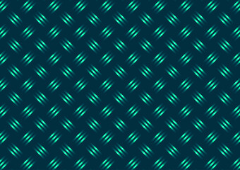 Vector metal seamless pattern green turquoise color background