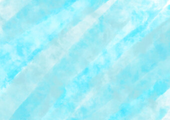 水色のパステルカラーな水彩風背景素材