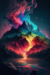 Abstract colourful I pad, tab, notebook ,mobile wallpaper and abstract colourful high-quality 4k background.