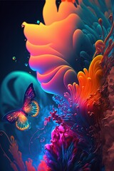 Abstract colourful I pad, tab, notebook ,mobile wallpaper and abstract colourful high-quality 4k background.