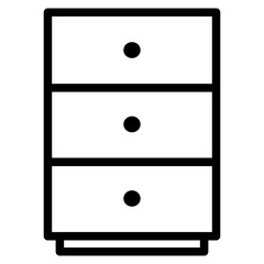 drawer line icon