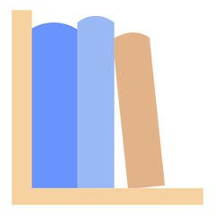 bookshelf flat icon