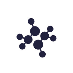 chemicals icon with a molecules
