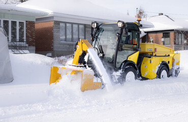 Déneigement des trottoirs nouveau genre