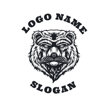 Bear Graphic Logo Design