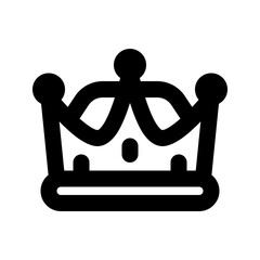 Crown Line Style Icon  vector design and illustration template