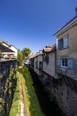 Fototapeta na wymiar Arbois old town, Department Jura, Franche-Comte, France