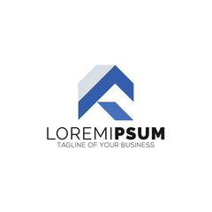 Real Estate Building Logo design template