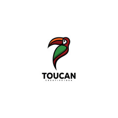 toucan colorful design vector illustration