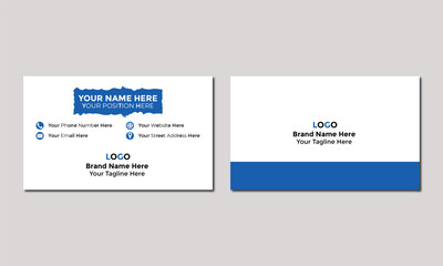 creative and clean business card corporate business card  
vector design business card 