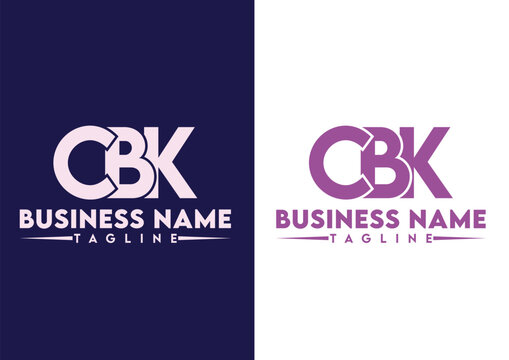 Letter CBK logo design vector template, CBK logo