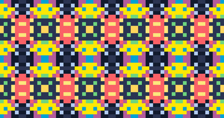 Fototapeta premium seamless colorful pattern for wall decoration