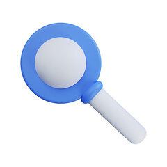 magnify search 3d icon ecommerce
