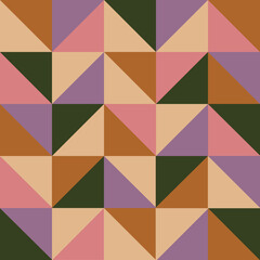 Fototapeta premium Geometric digital illustration with elements and abstract colorful textures. Design for textiles, postcards, brochures, presentations and advertising templates. Fashionable artistic print 
