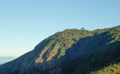 Fototapeta na wymiar mountain landscape with sky