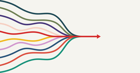 Abstract arrow direction. Technology background