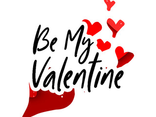  Valentine's day gift cart with be my valentine text. Love related items. Home decoration printable.
