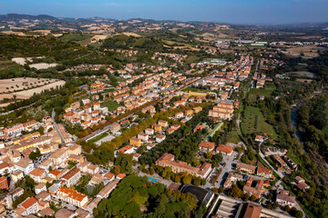 Fossombrone in Italy with Drone | Luftbilder vom Dorf Fossombrone in Italien