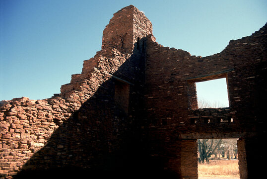 Salinas Pueblo Missions National Monument, Quarai Ruins, New Mexico.