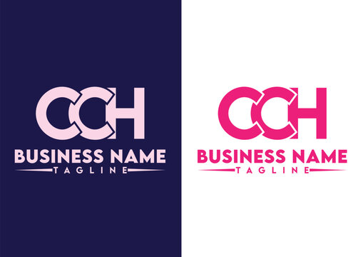 Letter CCH logo design vector template, CCH logo