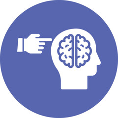 Brain, brain training Vector Icon which can easily modify or edit

