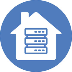 Client server, data storage Vector Icon which can easily modify or edit

