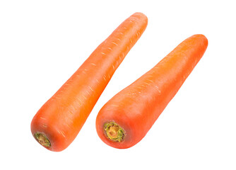 Fresh carrot on transparent png