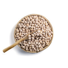 Chick pea (Bengal gram, Garbanzo, Garbanzo bean, Egyptian pea) Chickpea in threshing basket