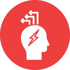 Alarm stress, exhaustion Vector Icon which can easily modify or edit

