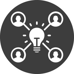 Bulb, contributor Vector Icon

