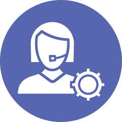 technical assistance  Vector Icon
