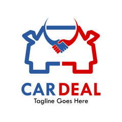 Car deal logo template illustration