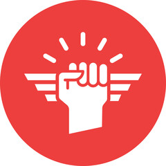 Fist, grip Vector Icon