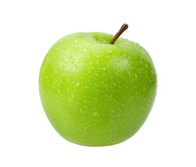  green apple isolated on transparent png