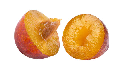 Plums plum prunes fruit isolated on transparent png