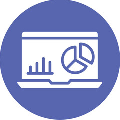 Analysis, chart Vector Icon
