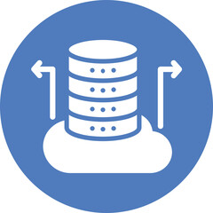 Big data, data drive Vector Icon
