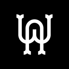 WA Monogram Logo Design Templates