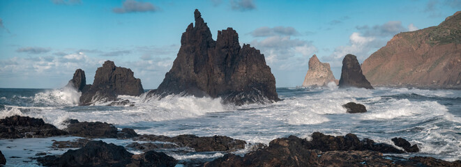 Rough coastline of Anaga in Tenerife island © F.C.G.