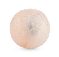 Fresh peeled longan isolated on transparent background (.PNG)