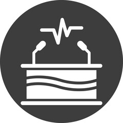 Analytics, interview Vector Icon

