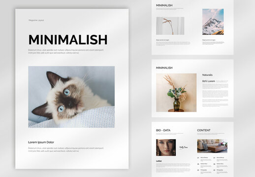 Minimalish Magazine Layout