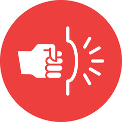 Fist, hand Vector Icon

