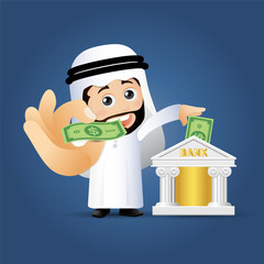 People Set - Arab  - Set of business people