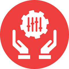 Collaboration, connection Vector Icon

