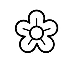 flower - vector icon